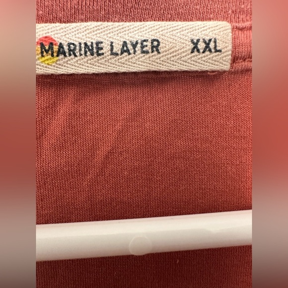 Marine Layer Signature Crew Tee in Bruschetta - Picture 3 of 4